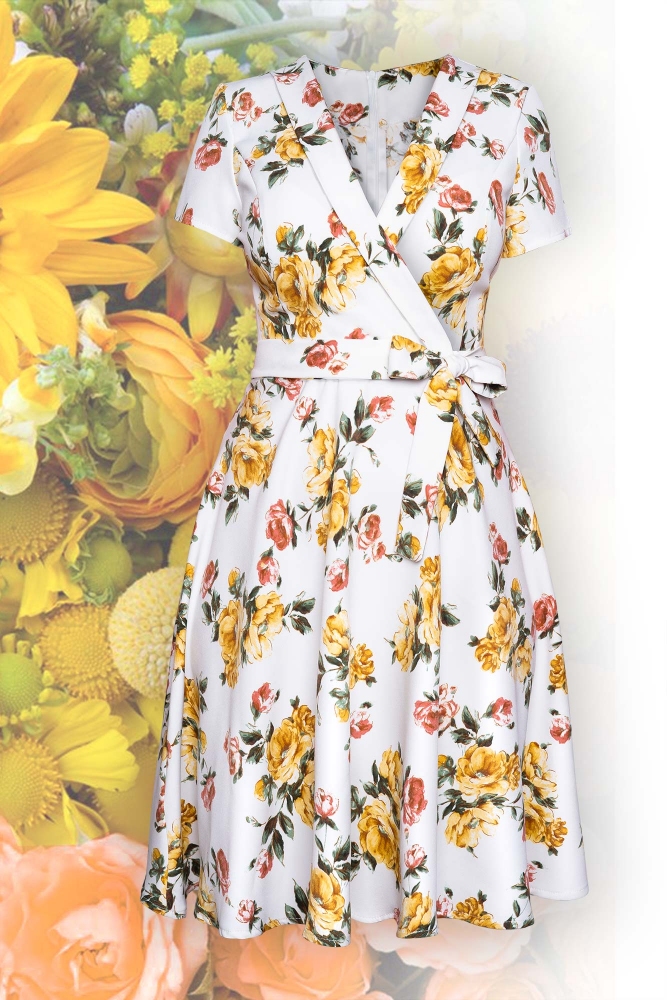 EN STOCK - Vestidos Al Por Mayor - Dalia 11929 - Rochii-En Gros