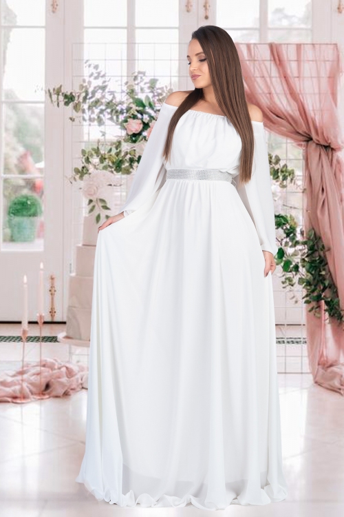 (36-42) En stok - Vestidos Largos Al Por Mayor - Sanziana 11920M1