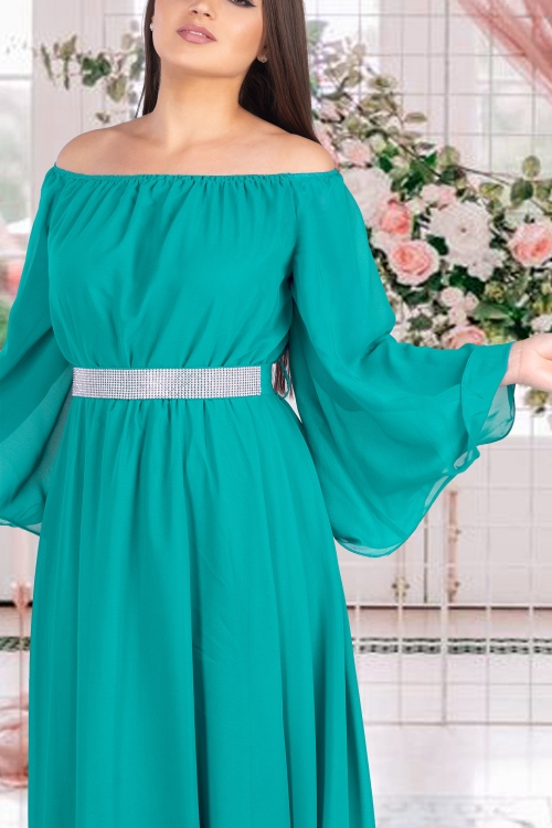 (44-50) En stok - Vestidos Largos Al Por Mayor - Sanziana 11920M2