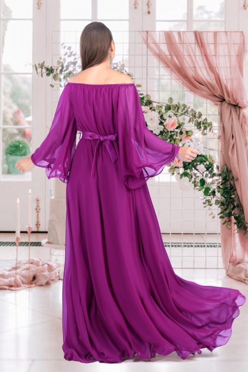 (52-58) En stok - Vestidos Largos Al Por Mayor - Sanziana 11920M3