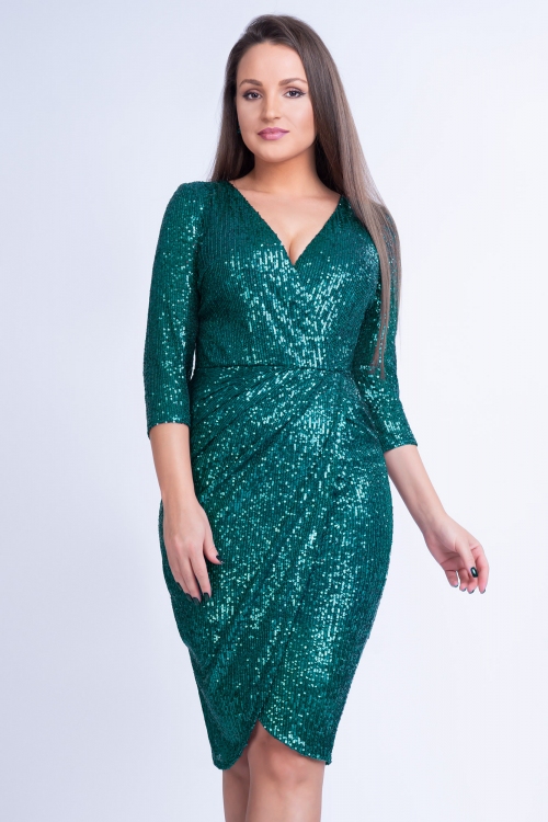 [36-42] Agotado - Vestidos de lentejuelas al por mayor- Britney P11924B