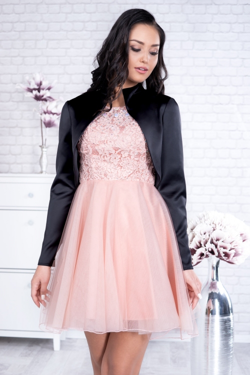 [44-50] Preorden - Bolero al por mayor de tafetán elástico - Erika M92572B