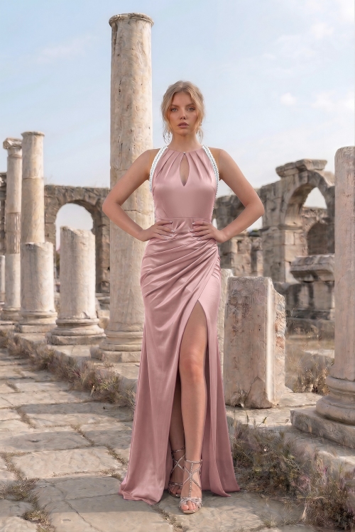 [36-42] En stock - Vestidos largos al por mayor - Vanessa 41986B